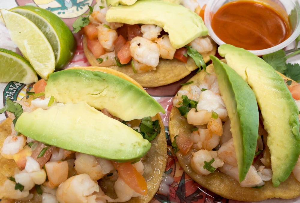 CEVICHE DE CAMARON (Shrimp ceviche)