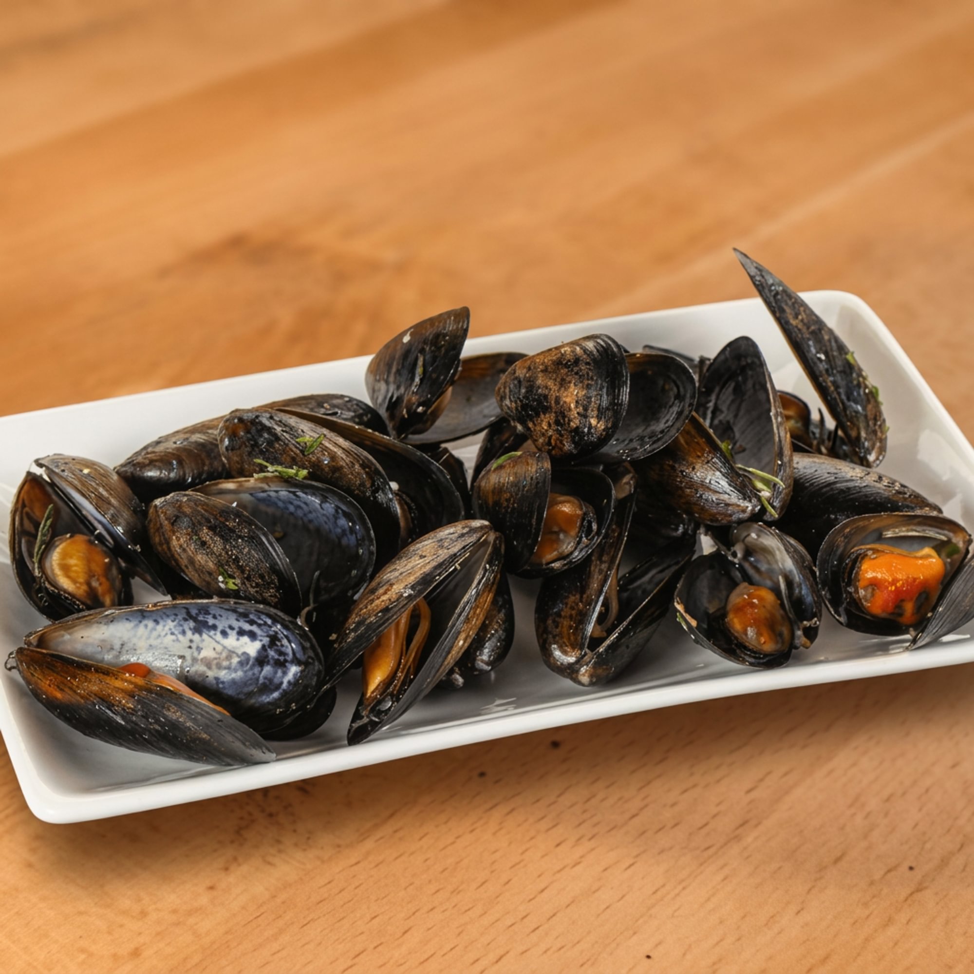 Steamed Mussels