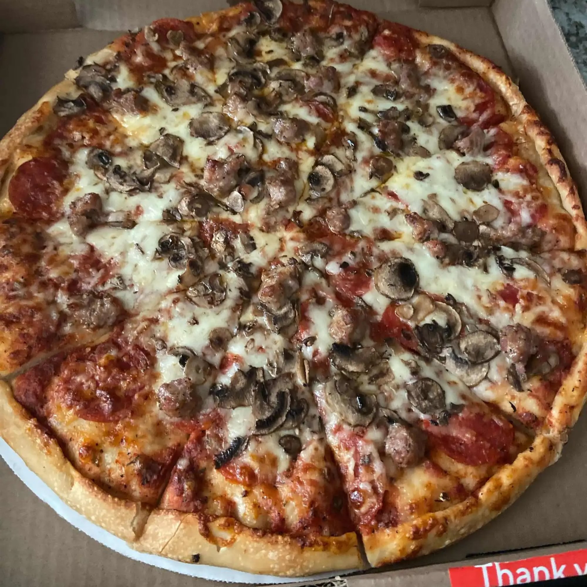 Three Toppings Pizza