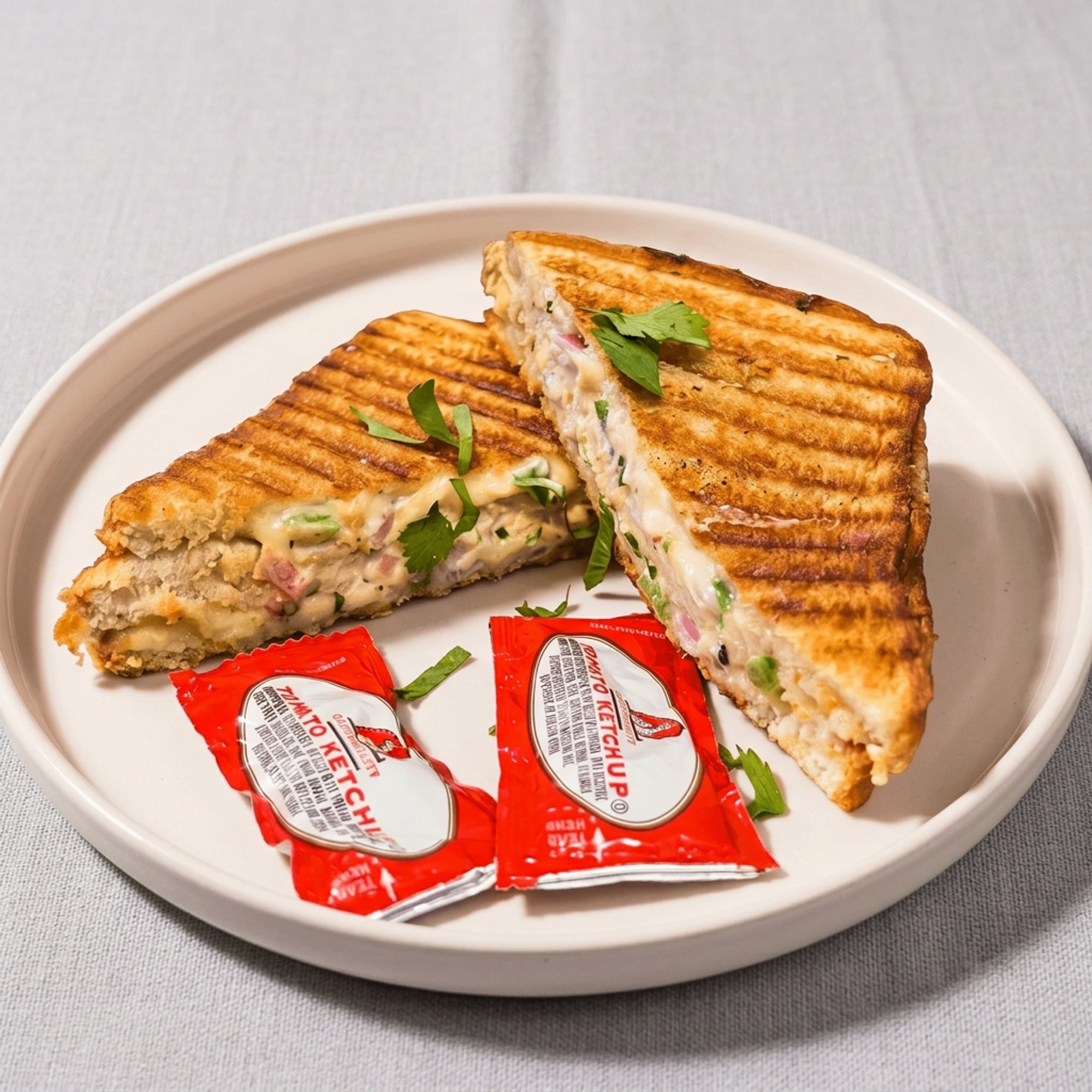 Chilli Cheese Onion Toast Sandwich