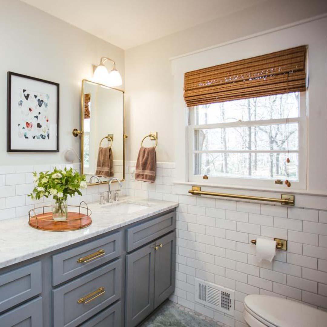 Woven Woods in Bathroom