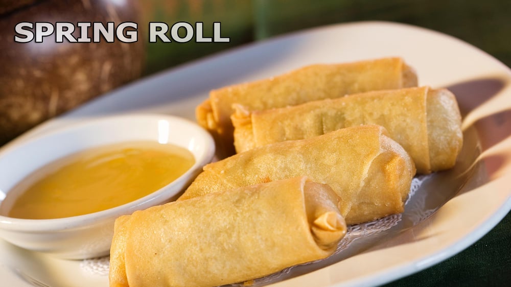 Vegetable Spring Rolls (4)