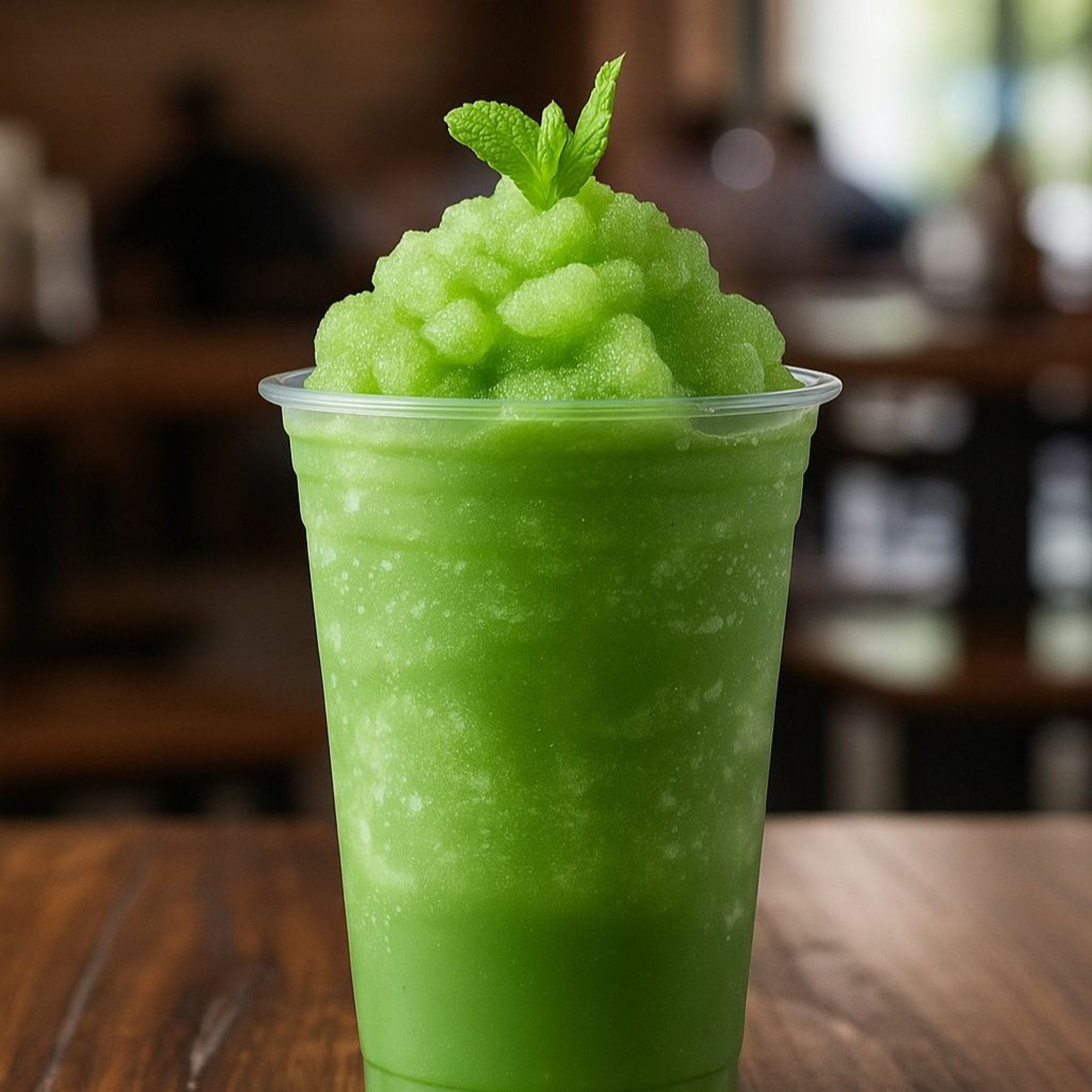 Frozen mint lemonade