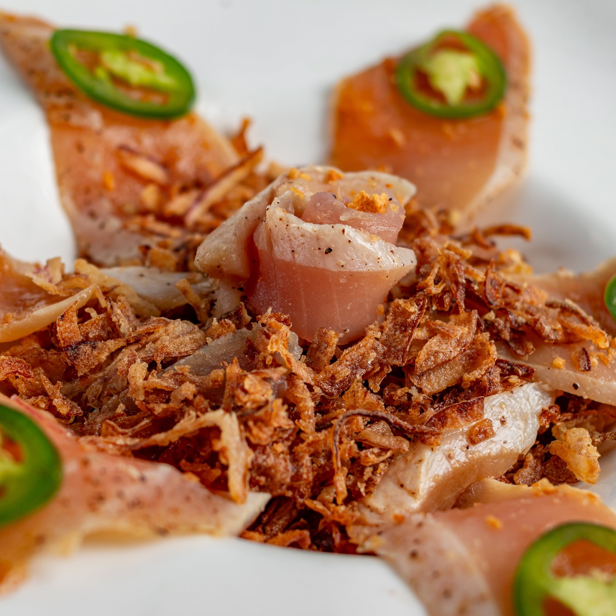 Albacore With Fried Onion*