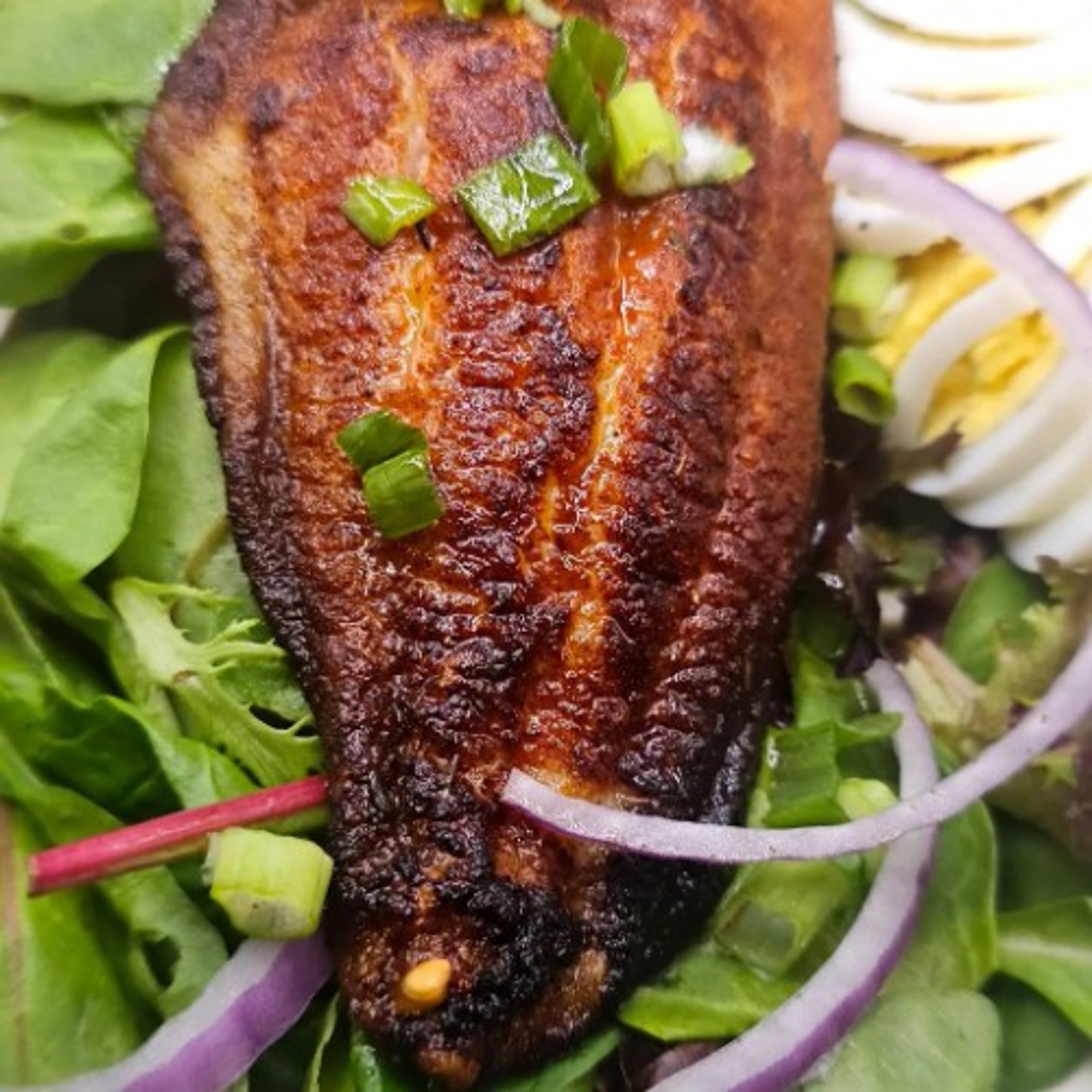 Blackened Catfish Salad