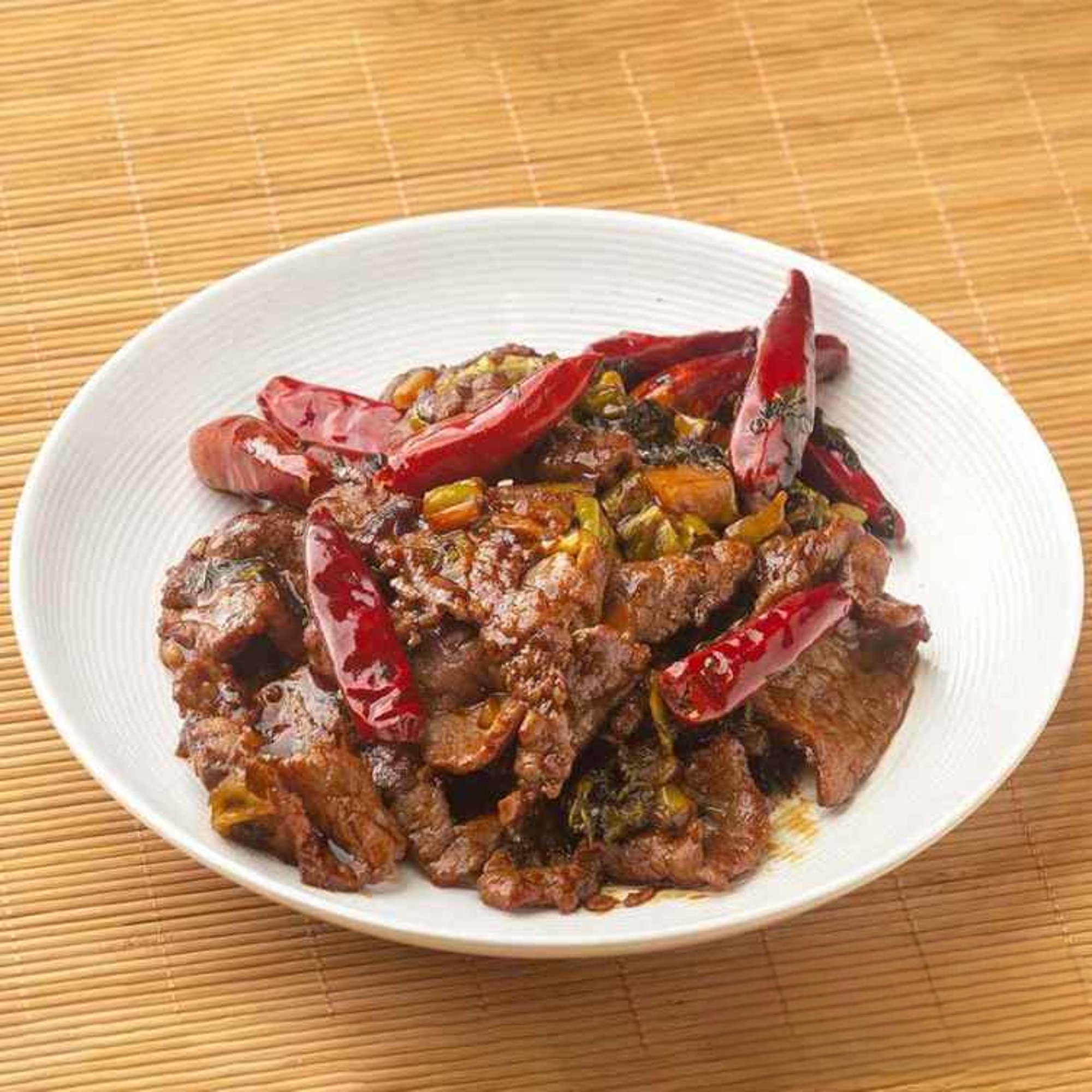 BF6. 酸菜炒牛/Beef with Preserved Mustard Green