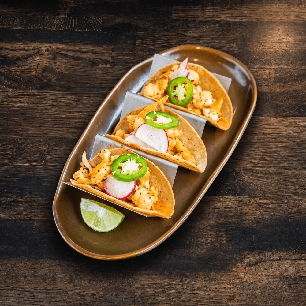 Buffalo Roasted Cauliflower Tacos