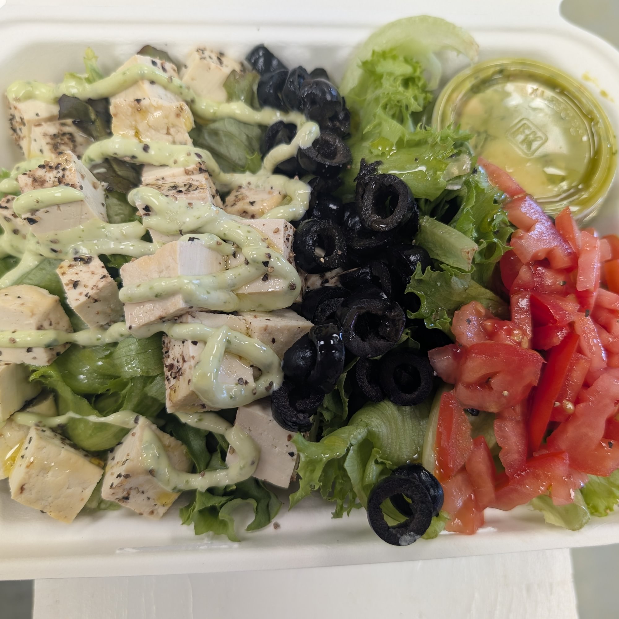 Roasted Tofu Salad