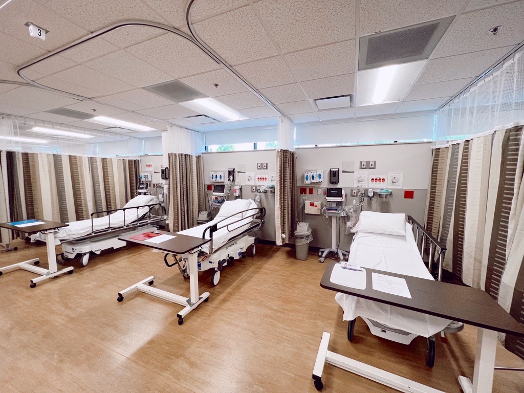 The treatment rooms at Raleigh Access Center