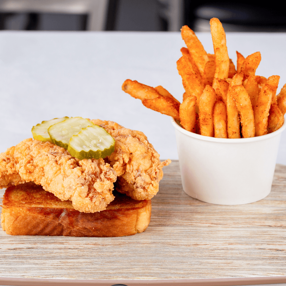 Chicken little 2 tenders with fries