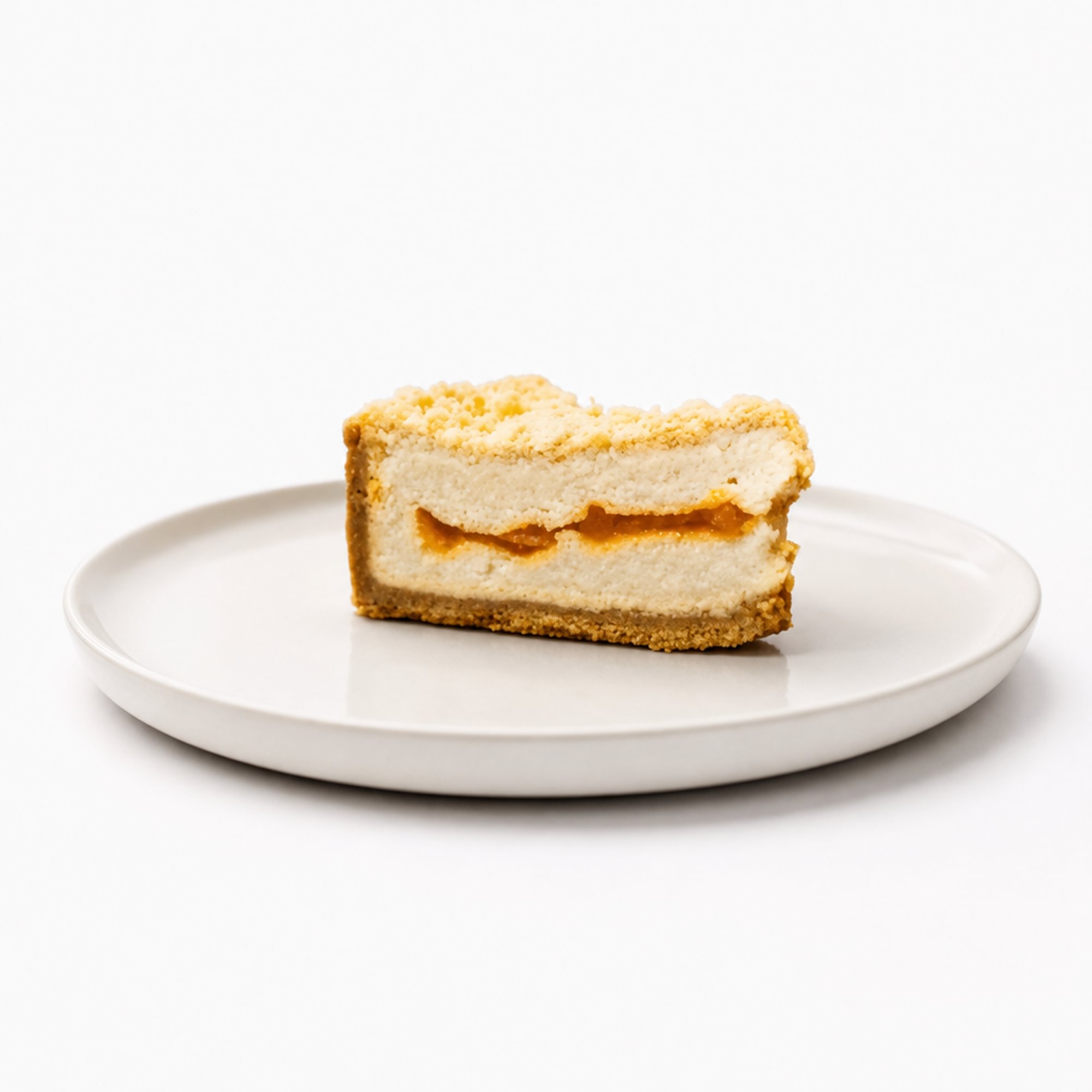 Hot Honey Peach Cheesecake