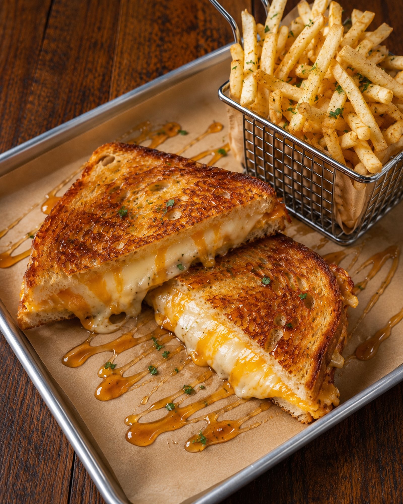 Hot Honey Grilled Cheese