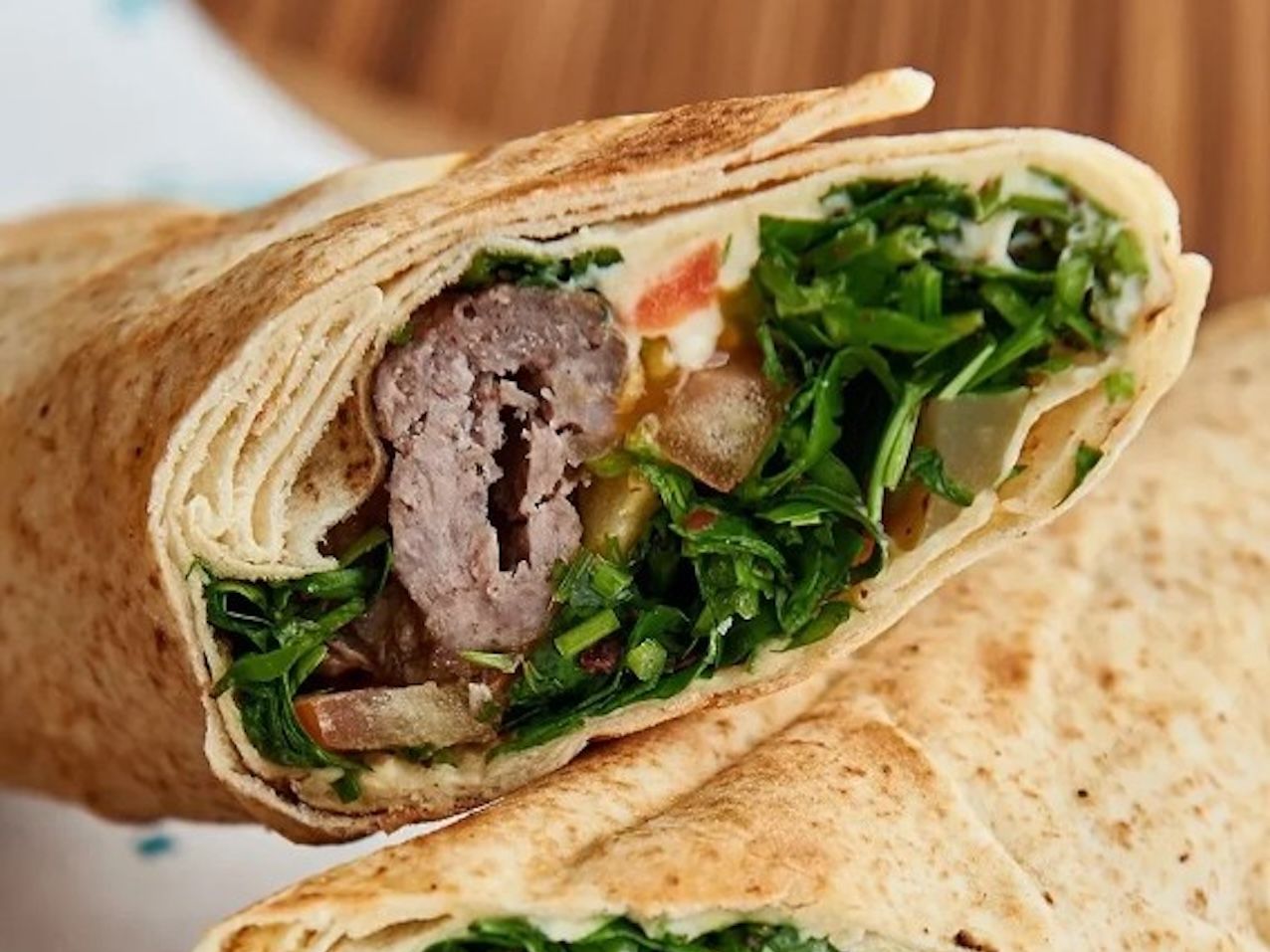 Kafta Kebab Wrap