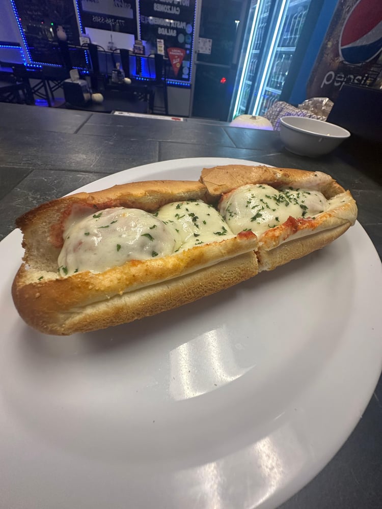 Meatball Parmigiana Sub