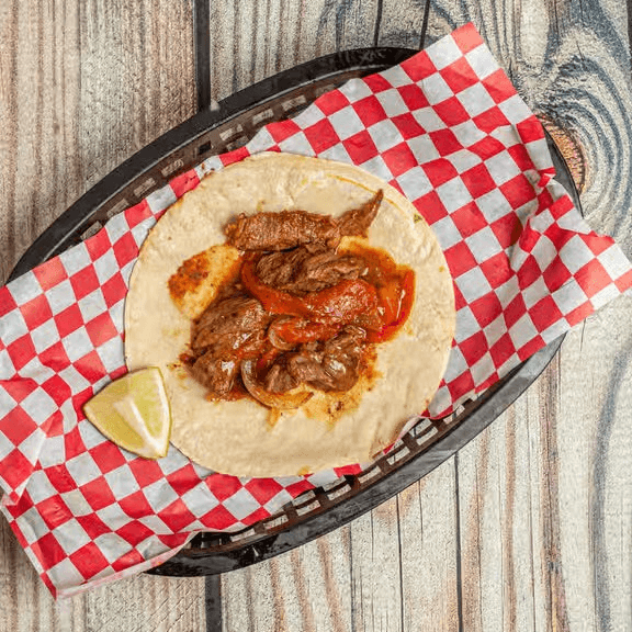 Bistec a la Mexicana Taco
