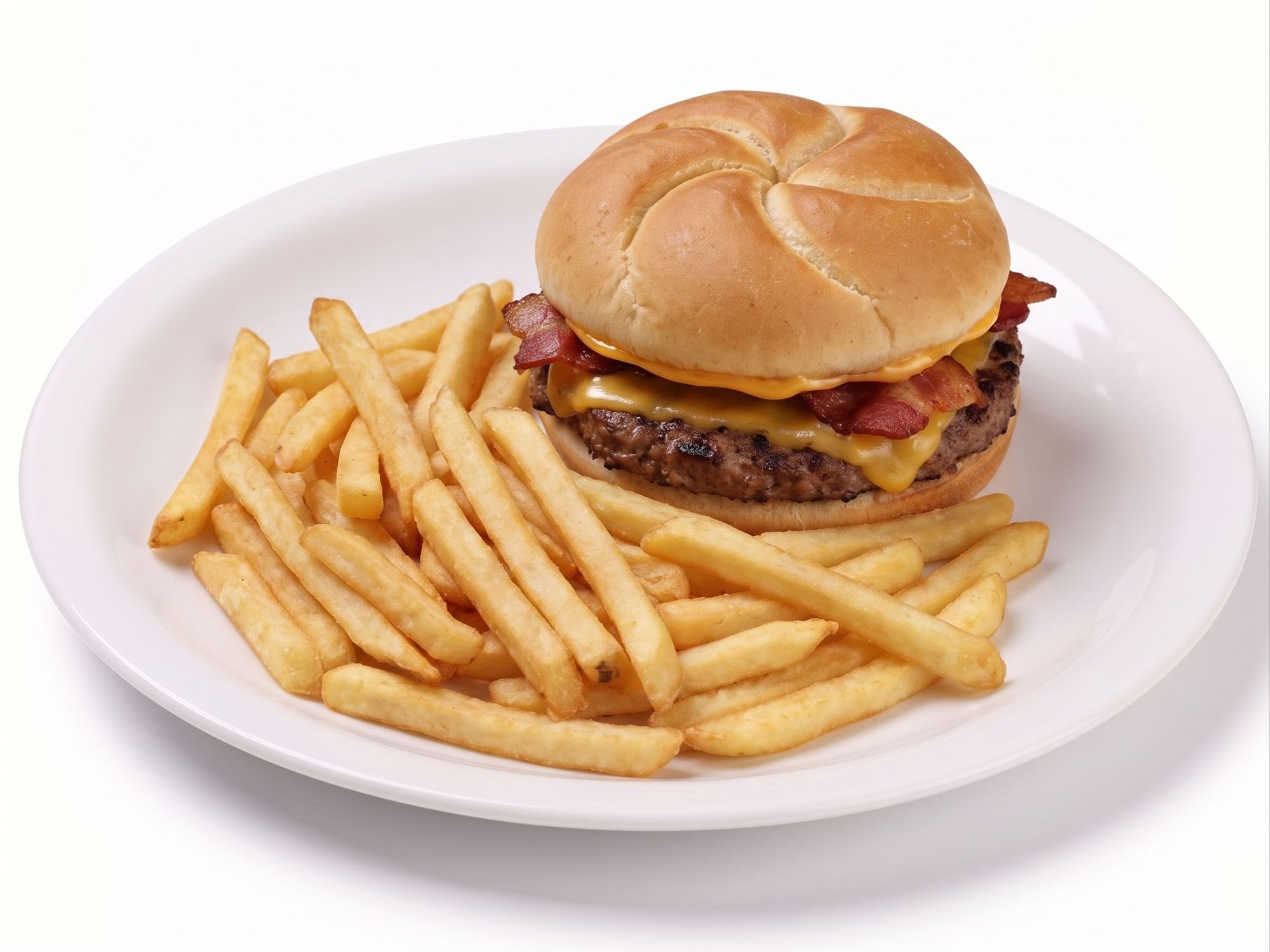 Bacon Cheeseburger w/ Fries