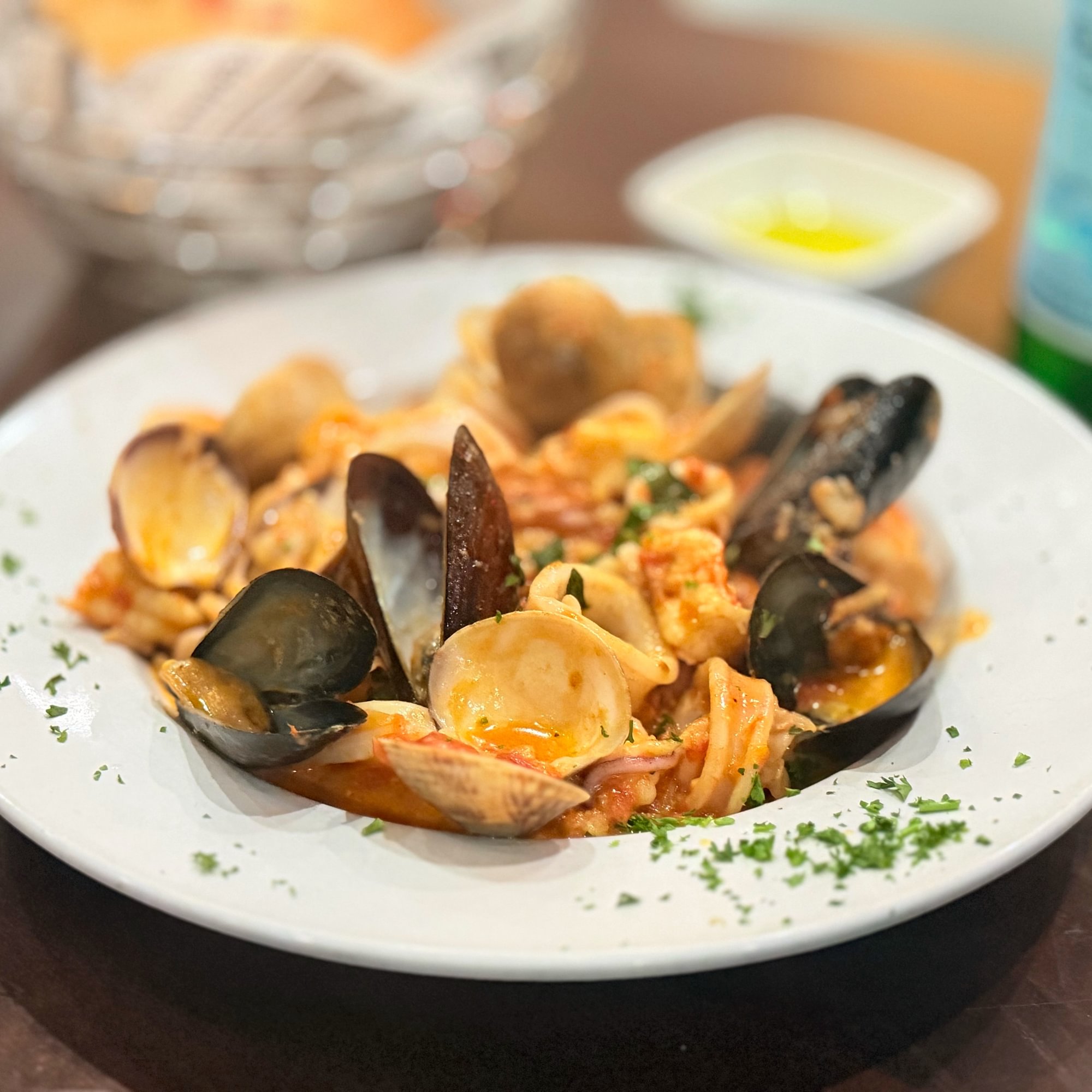 Seafood Bucatini