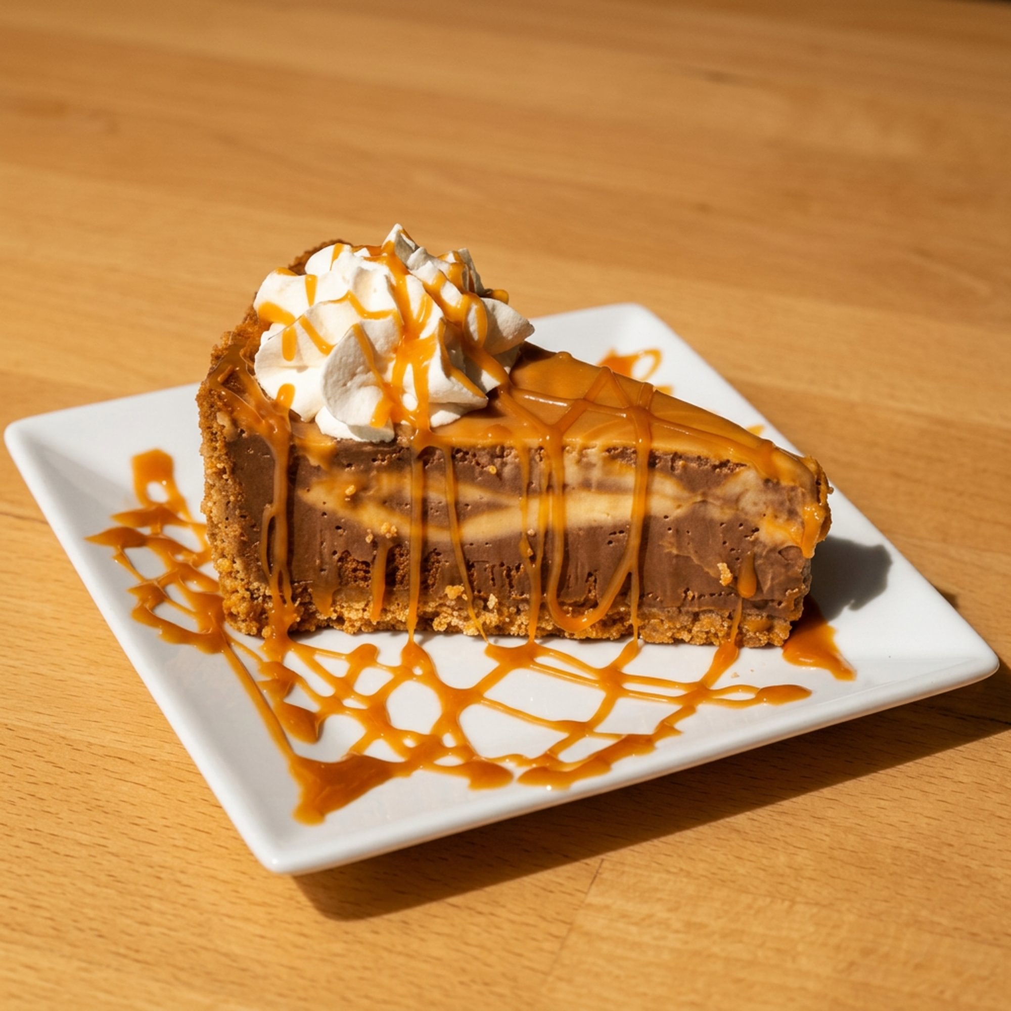 Salted caramel cheesecake