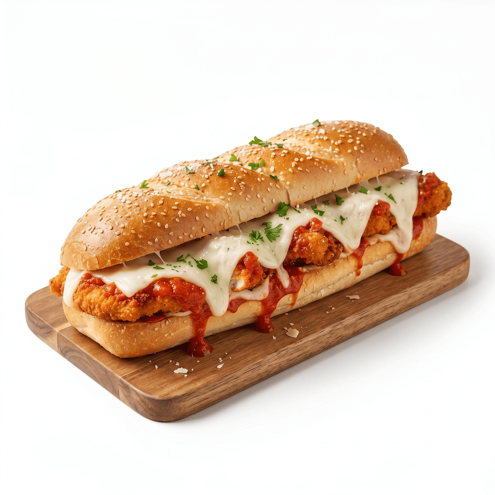 Buffalo Chicken Parmigiana Sub