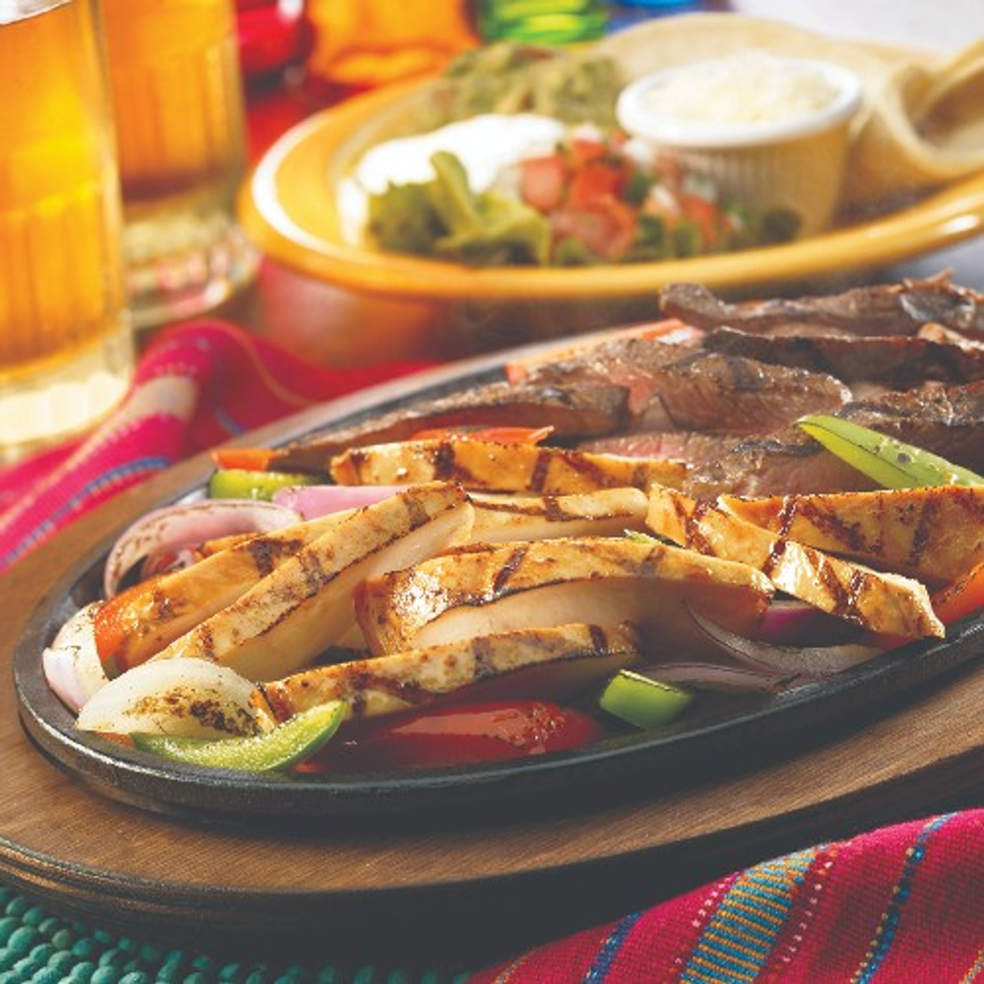 $30 - Sizzling Baja Chicken Fajitas (1 Lb) - Special Pricing (THURSDAY ONLY)
