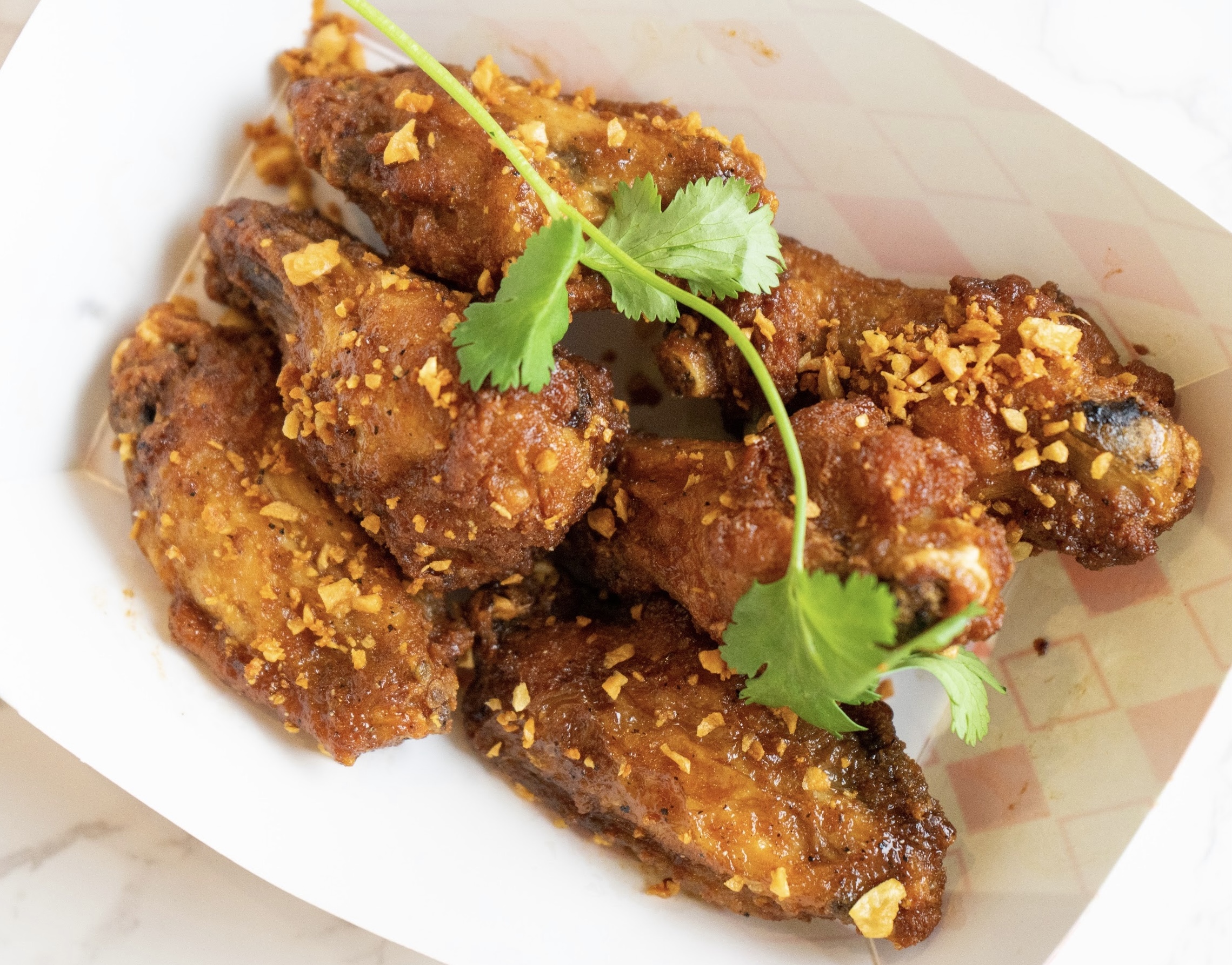 Thai Garlic Wings - Savory (6)