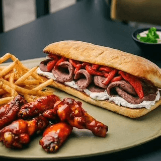 Sub & 5 Pieces Wings Combo