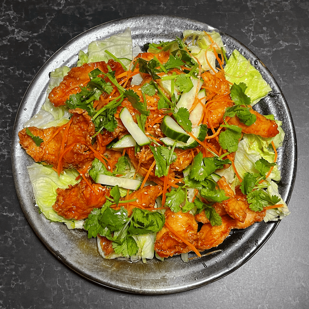 Korean Fried Chicken (Dak Gang Jeong)
