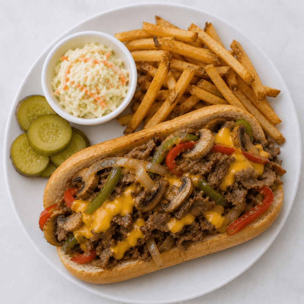 Philly Cheese Steak Sandwich