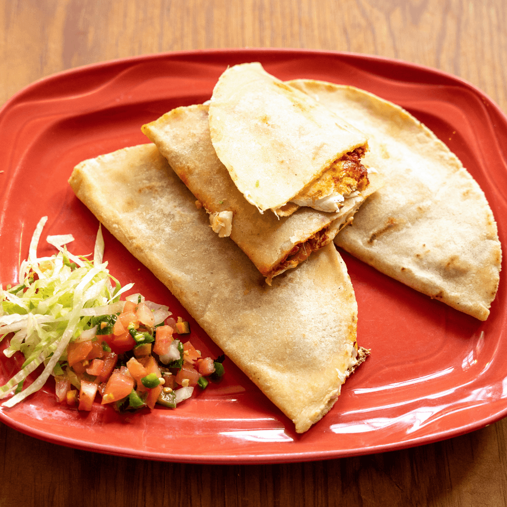 Chicharron Prensado Quesadillas