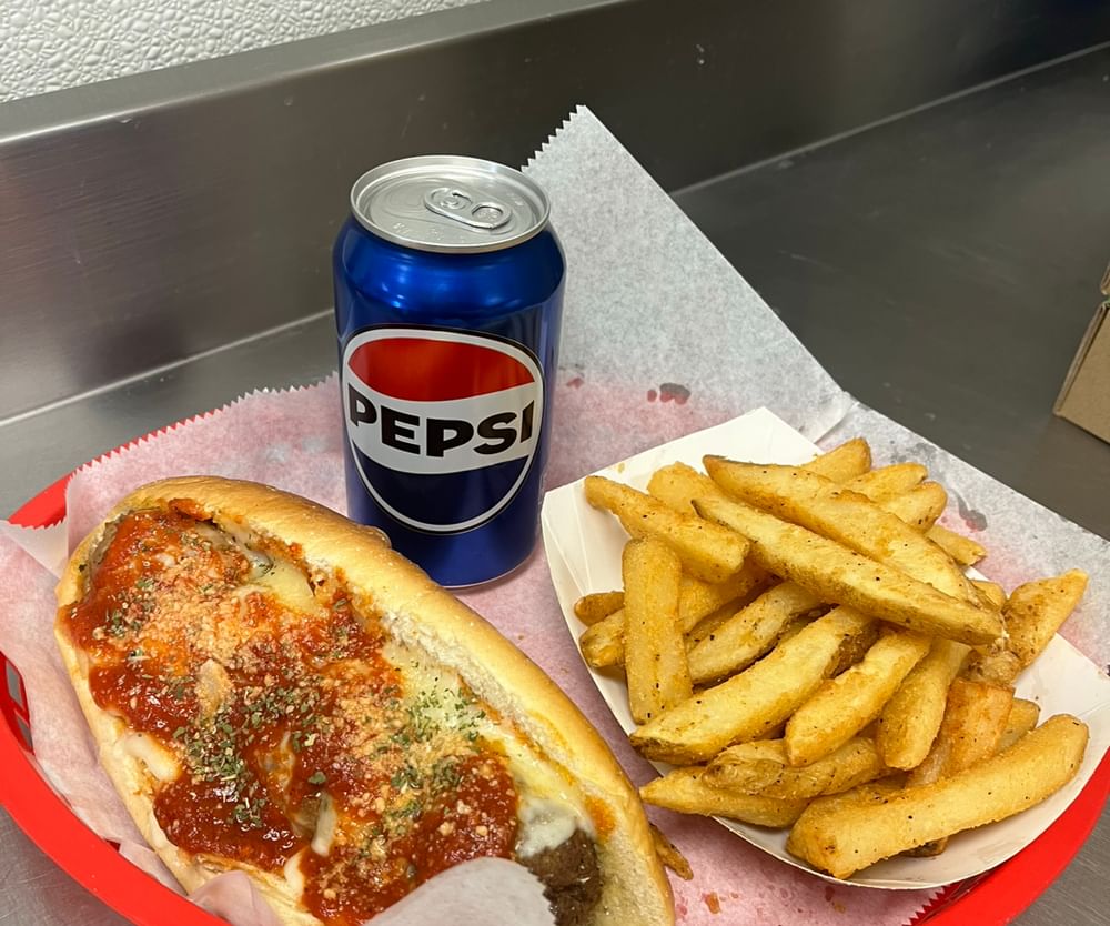 8" Meatball Parm Sandwich Meal Deal