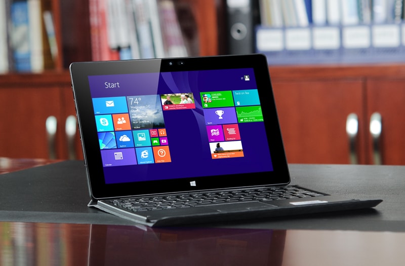 Windows 8.1 Pro, 10.1 Inch Retina Tablet PC with Quad Core CPU, 64GB RAM, GPS & Keyboard Case