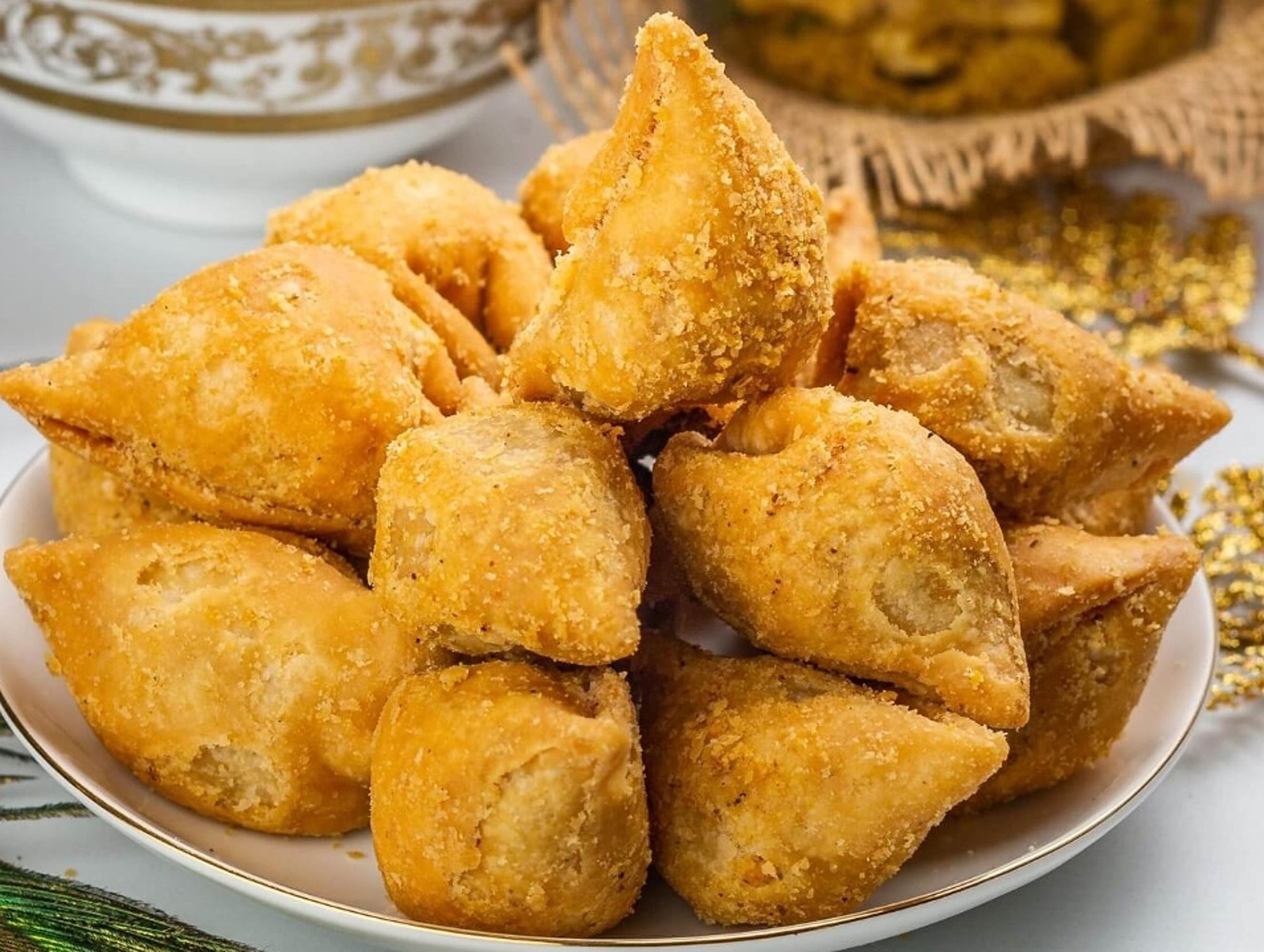 Mini Samosa w/ Cholay (8)