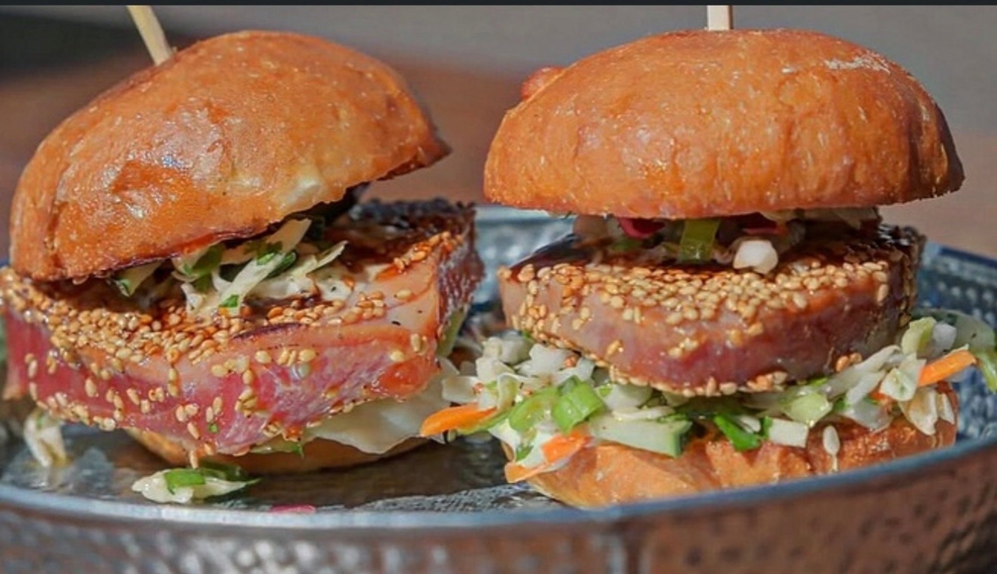 Seared Ahi Sliders (2)