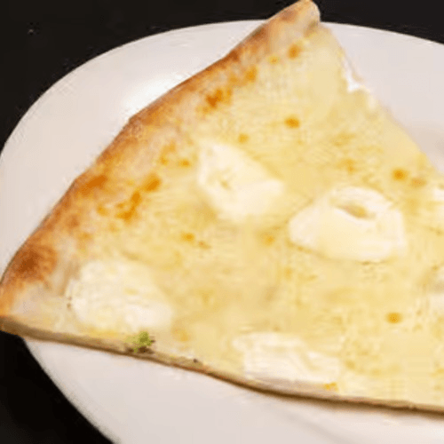 White Pizza Slice