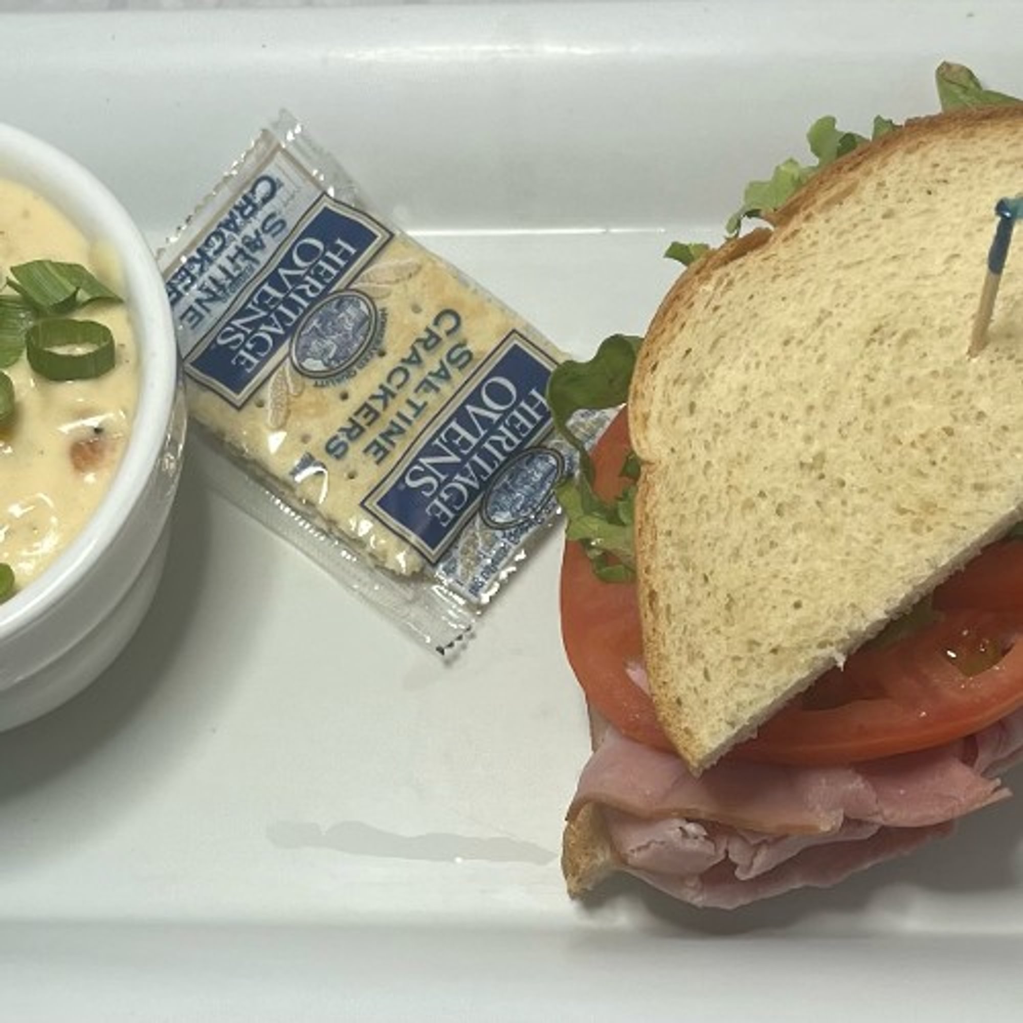 1/2 Sandwich with Soup of the Day or Side Salad