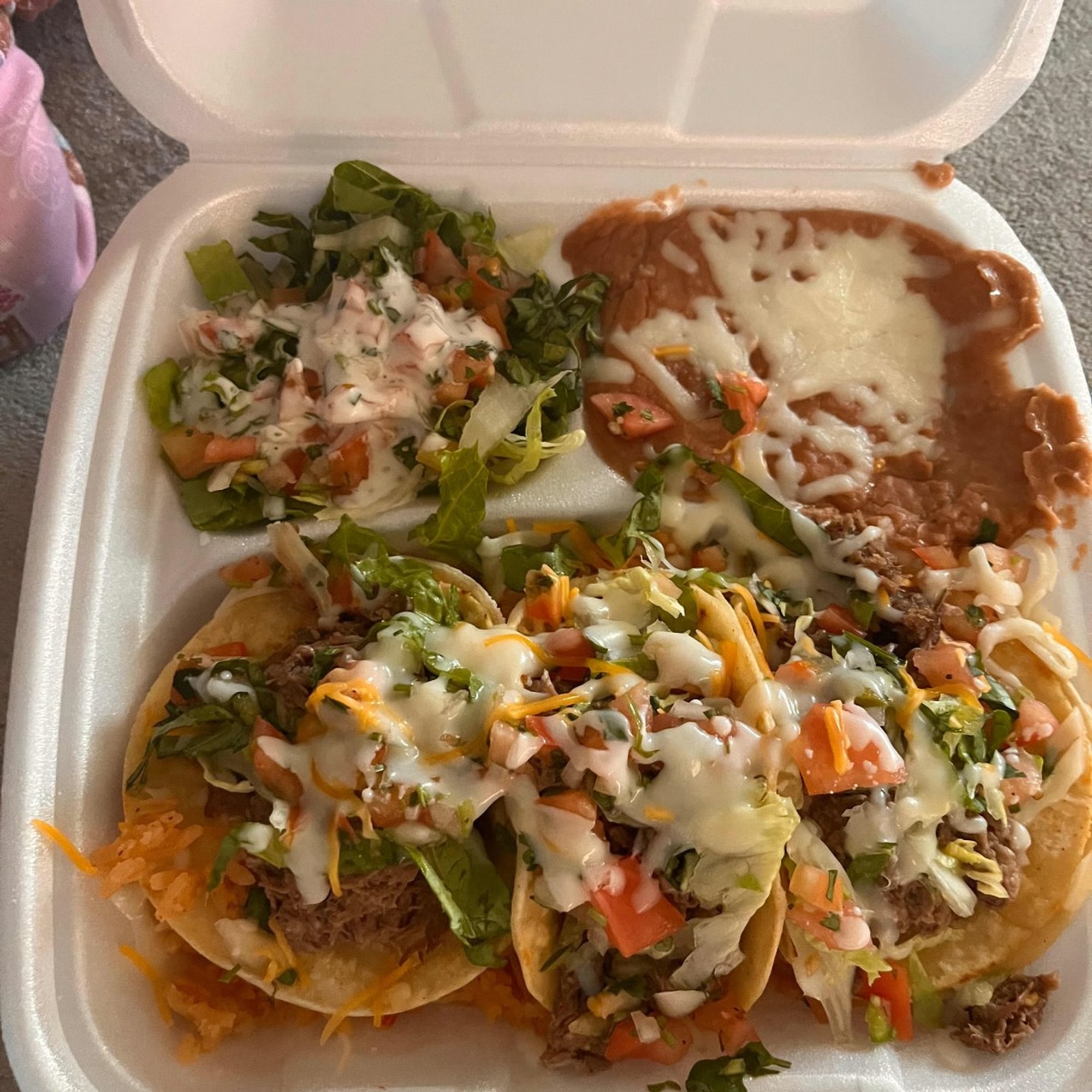 #25 Three Tacos Combo