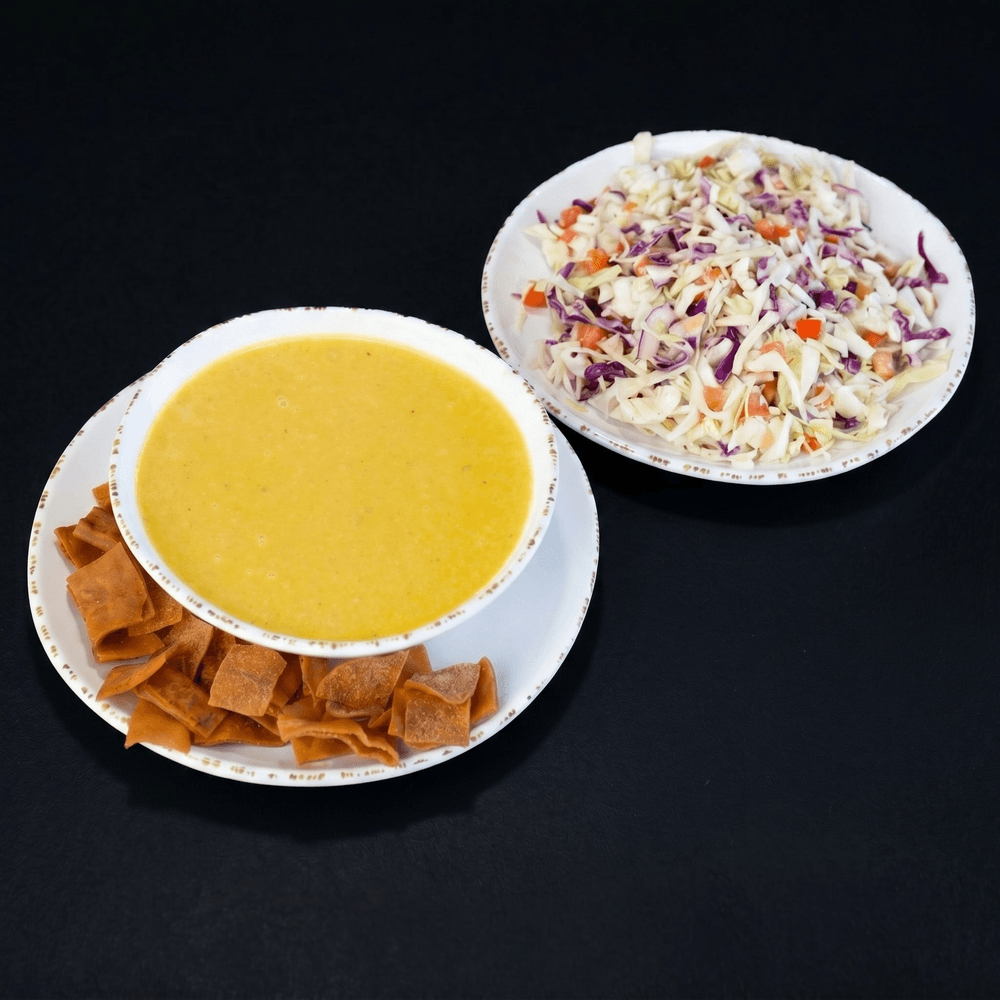 Lentil Soup and Levant Salad