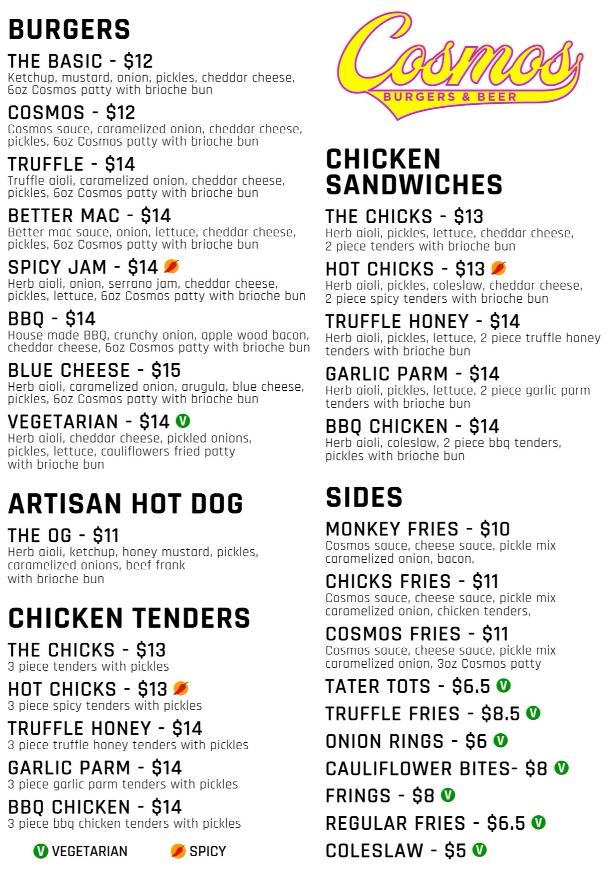 Cosmos Burger Carlsbad Image