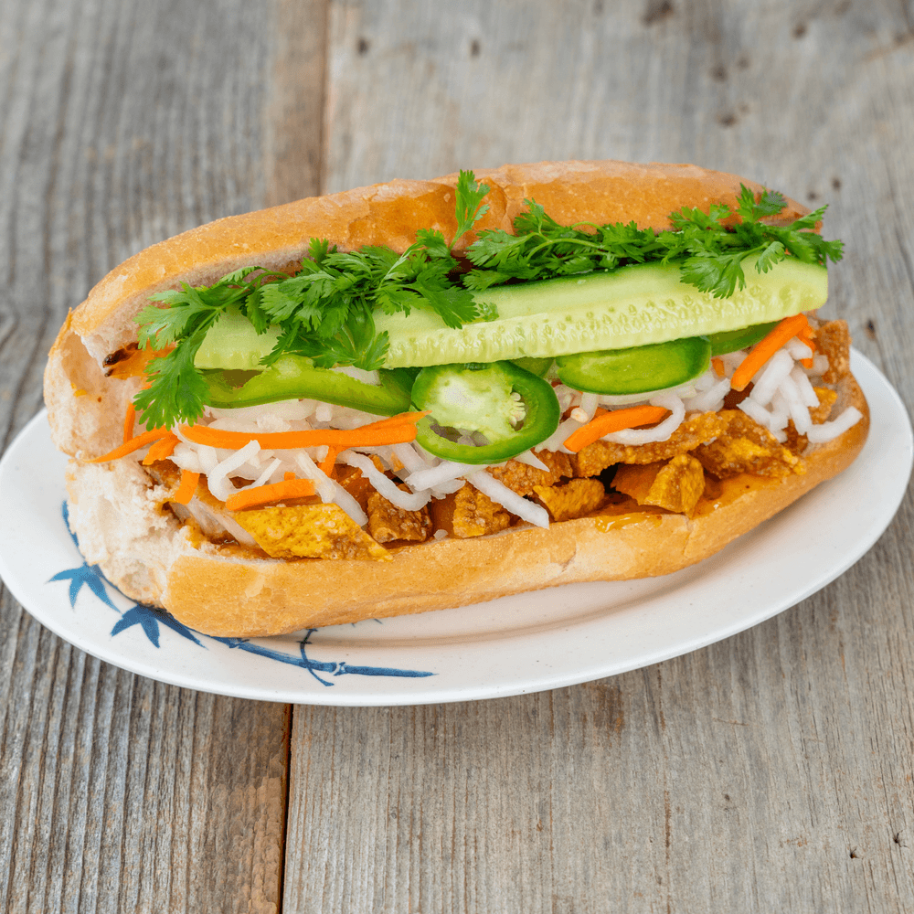 Crispy Pork Belly Banh Mi