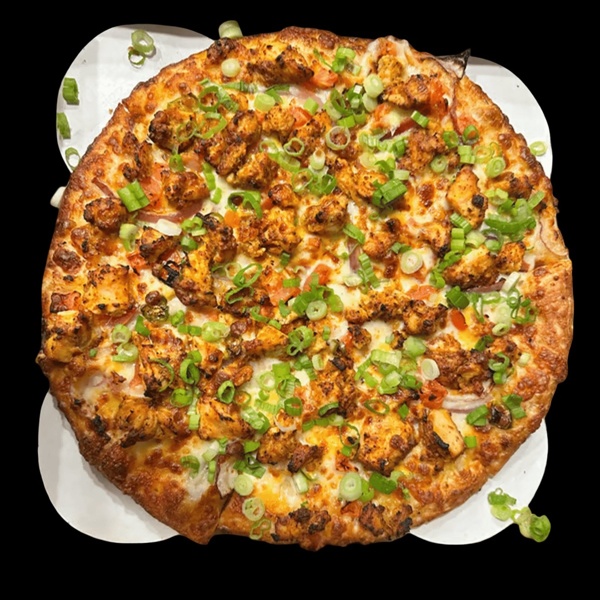 Halal Chicken Tikka Pizza