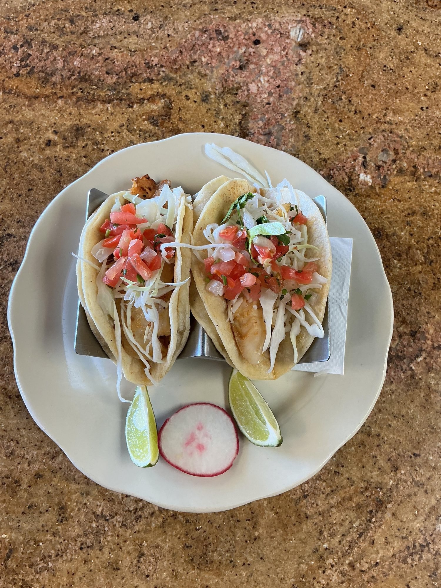 blackened fish Taco