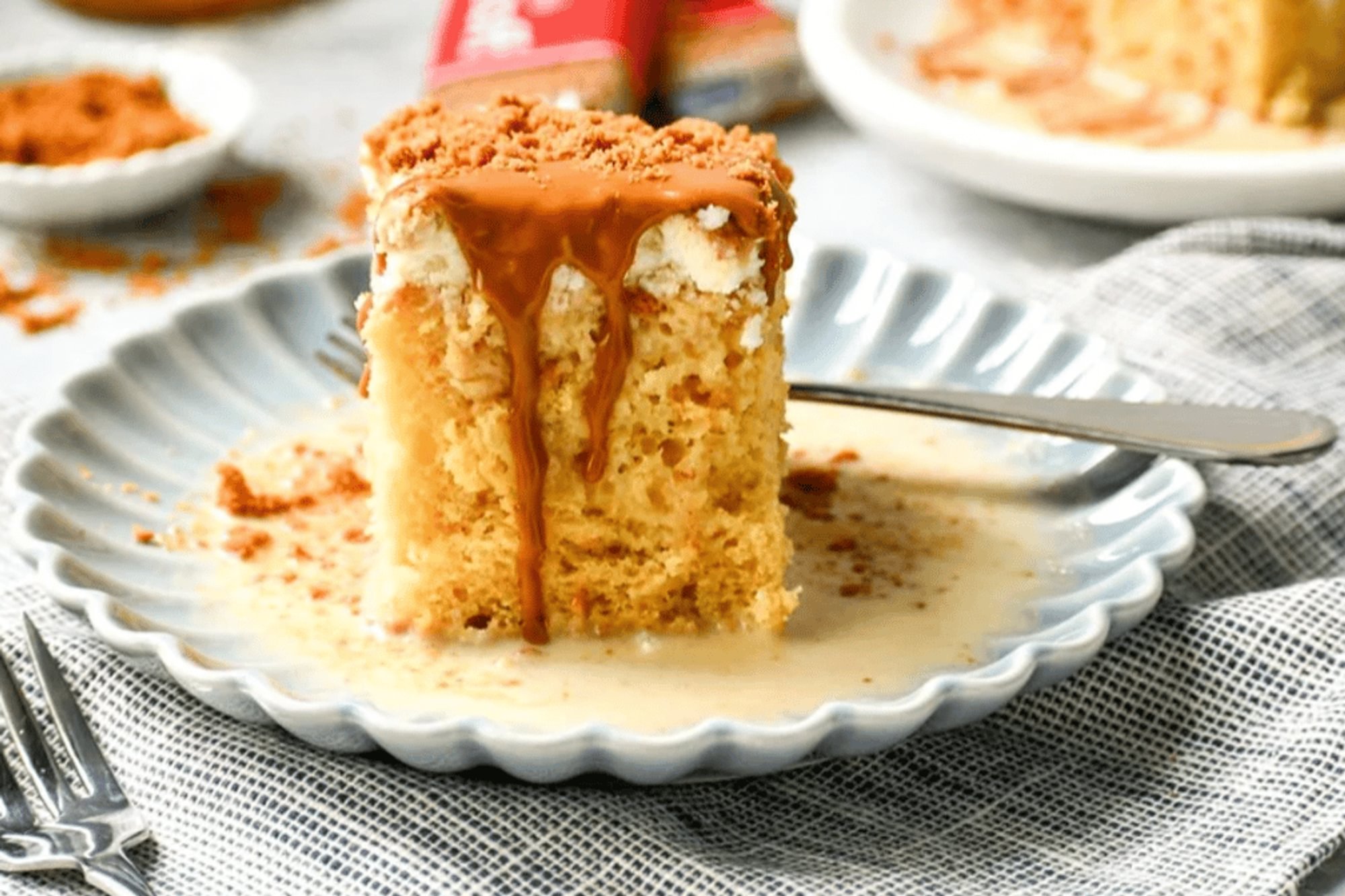 Biscoff Tres Leches Cake