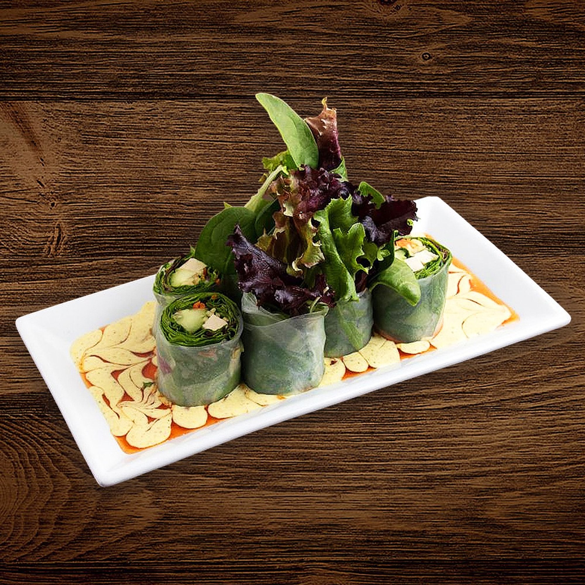 Fresh Spring Rolls with Peanut Sauce