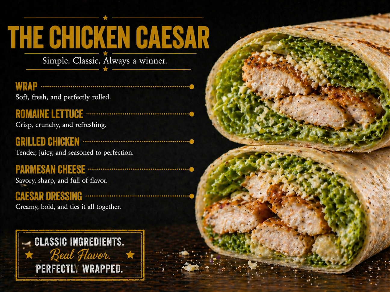 Chicken Ceasar Sandwich