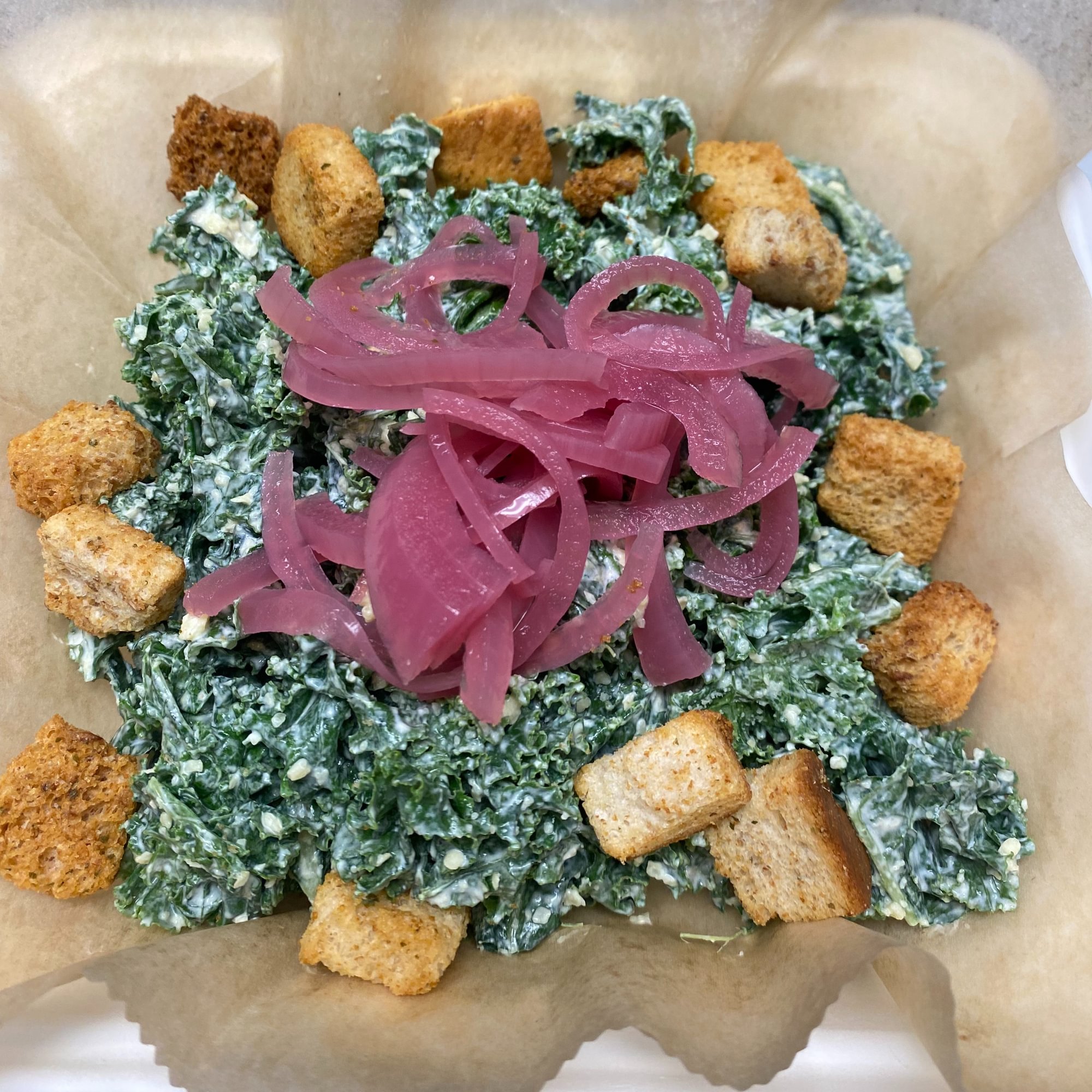 Kale Caesar Salad