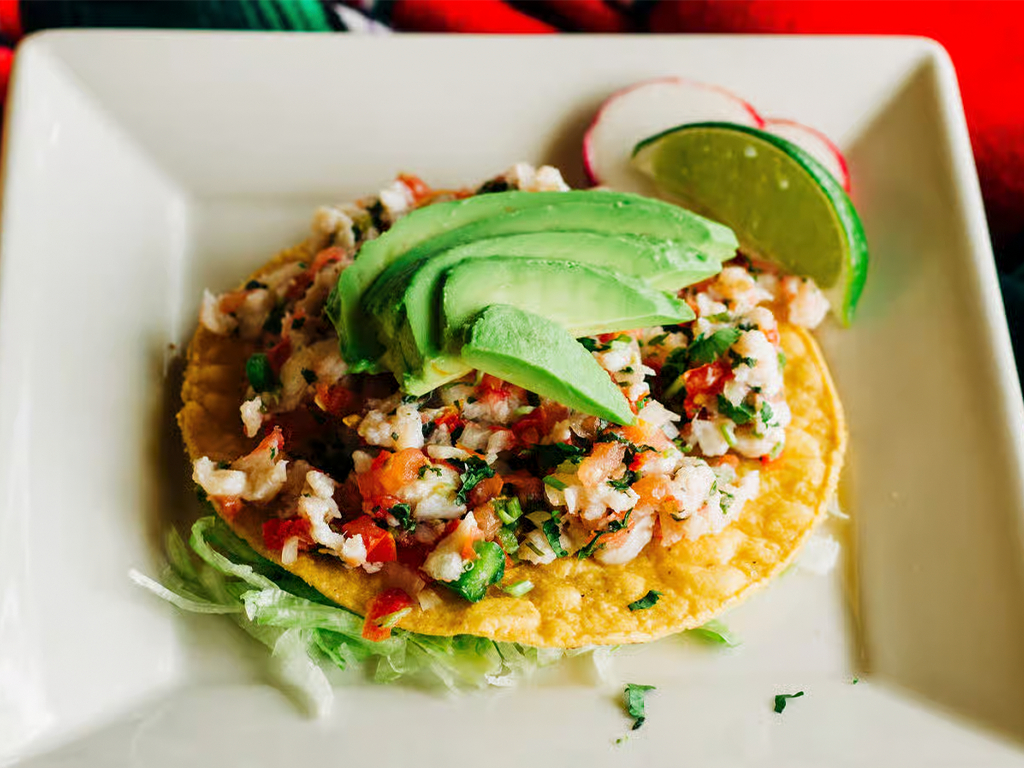Tostada De Ceviche