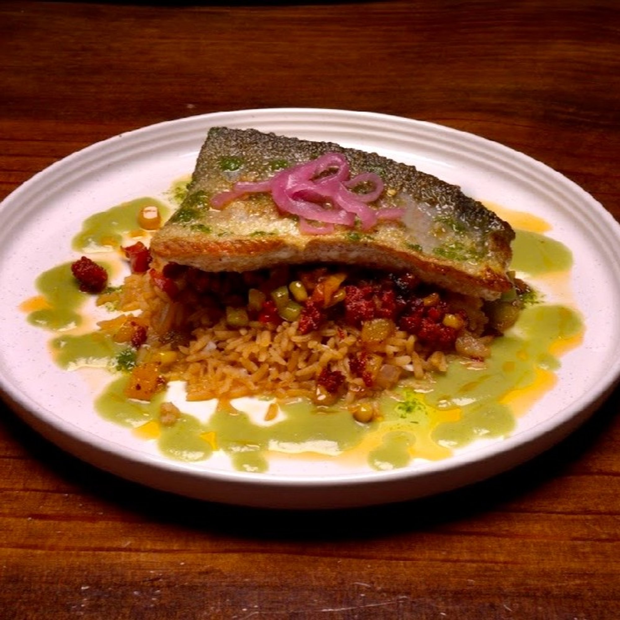 Salmon Succotash