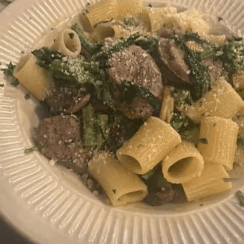 Rigatoni Broccoli Di Rabe and Oil and Garlic