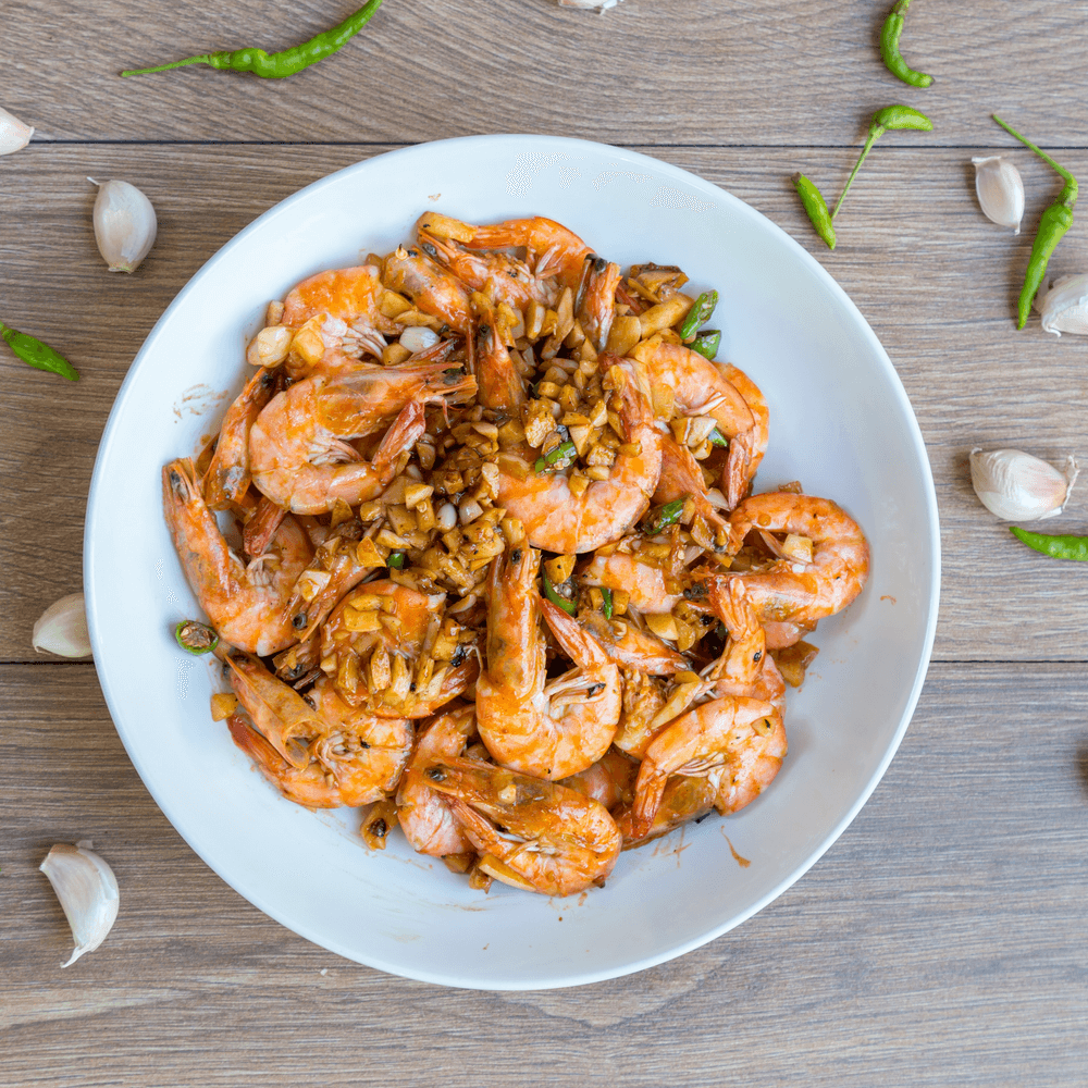Salt Baked Shrimp