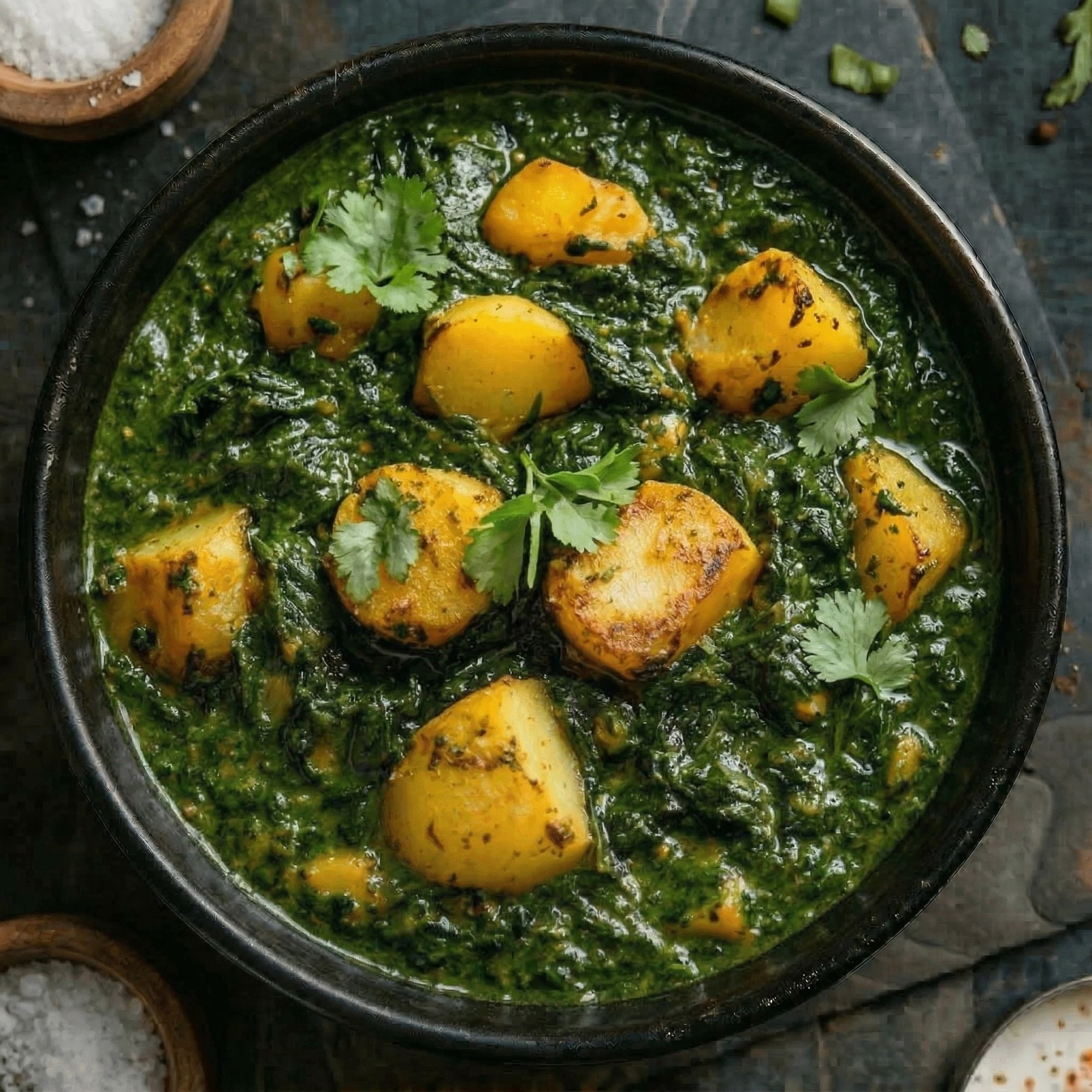 Saag Potato